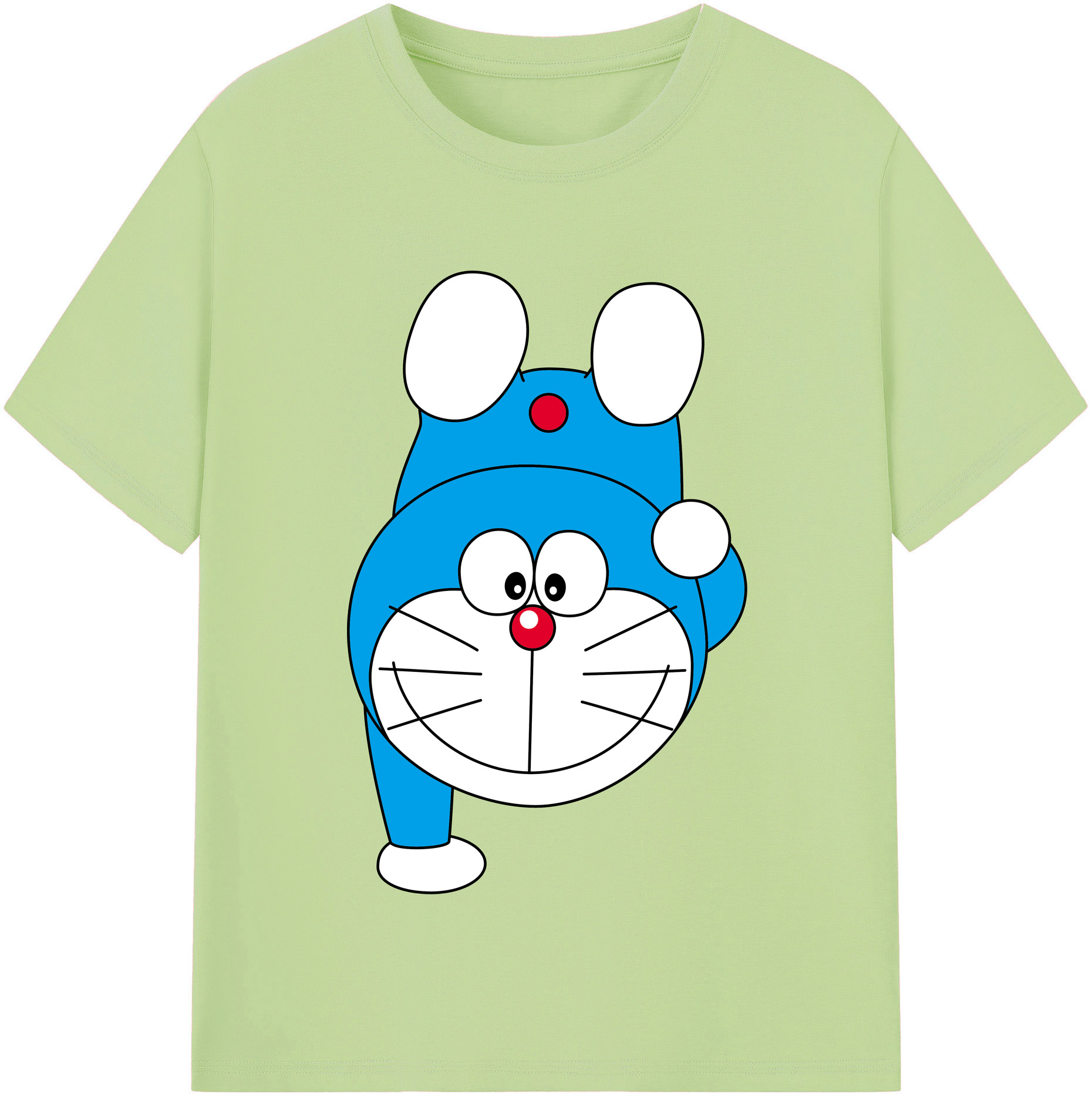 （画像用） ドラえもん Doraemon 綿100％半袖Tシャツ（フロントプリント）